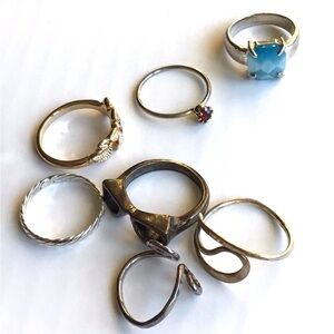 Ring Lot Bundle Size 7.5 - 8